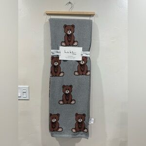 Nicole Miller Teddy Bear Oversized Throw / Teddy Bear Blanket / throw blanket